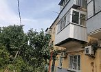 Расширение балкона в 2 стороны на 50см + остекление, профиль Kraus Bau 58 /SIGENIA  mobile
